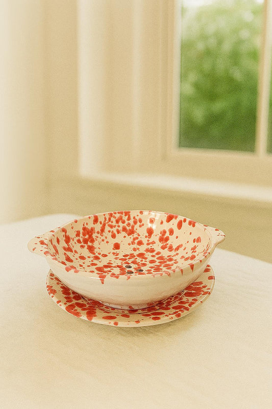 Traditional Terracotta Mozzarella Serving Dish