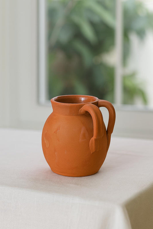 Traditional Terracotta Vegetable pot ( Pignata con coperchio ) Large with lid