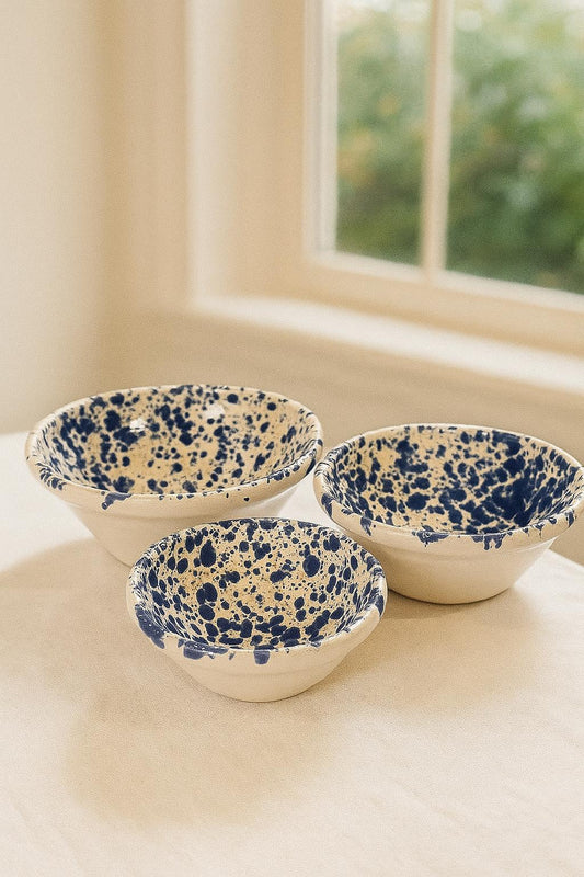 Traditional Terracotta serving set of bowls