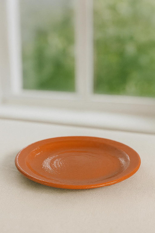 Traditional Terracotta Side plate (9-inch diameter)