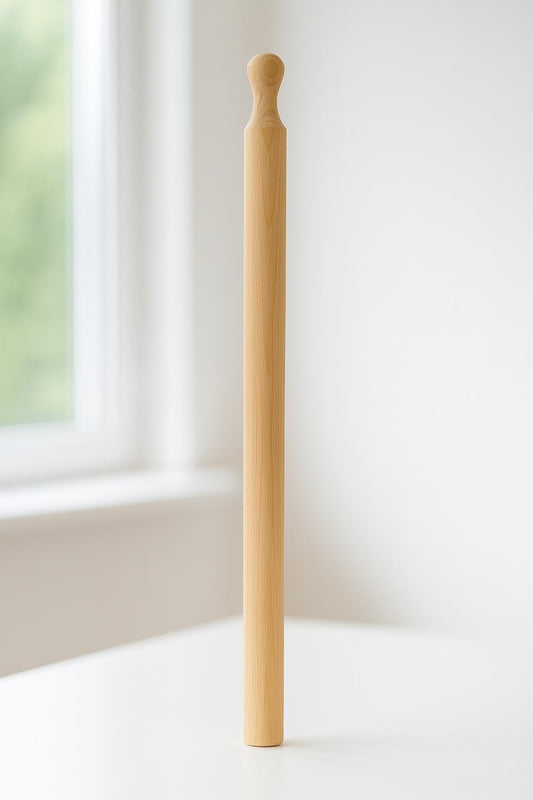 Traditional Italian Matterello Pasta Rolling Pin 38 inches long Birch Wood