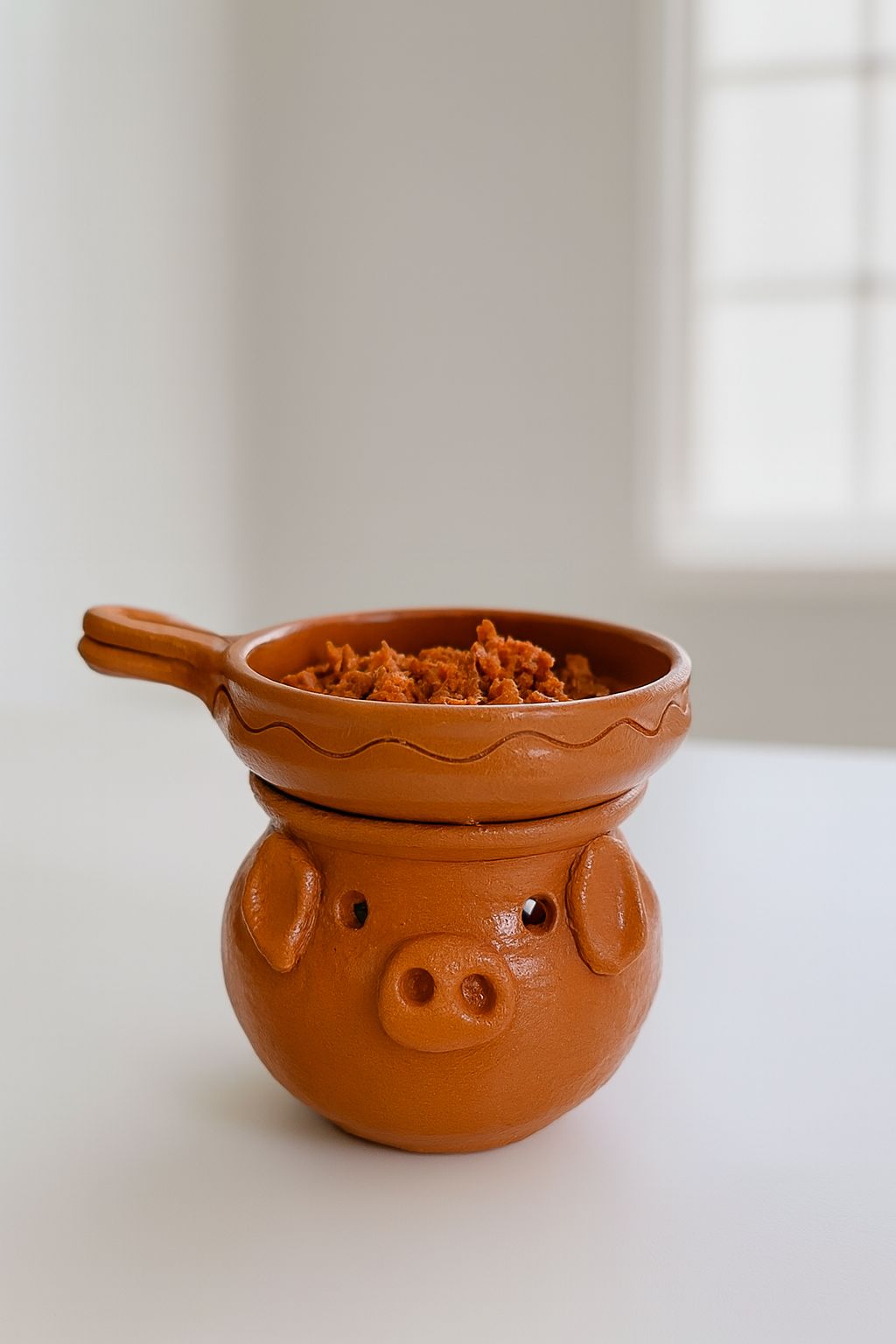 Traditional Terracotta Scaldanduja Scofa