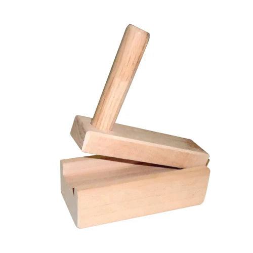 Traditional Birch Wood Olive Crusher
